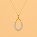 DIAMOND TEARDROP PENDANT - ABP002