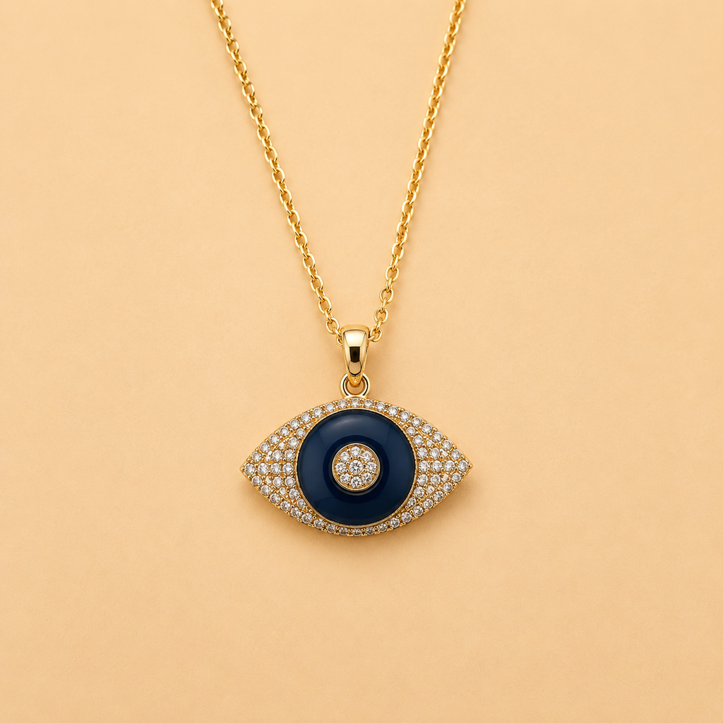 DIAMOND EVIL EYE PENDANT - ABL141