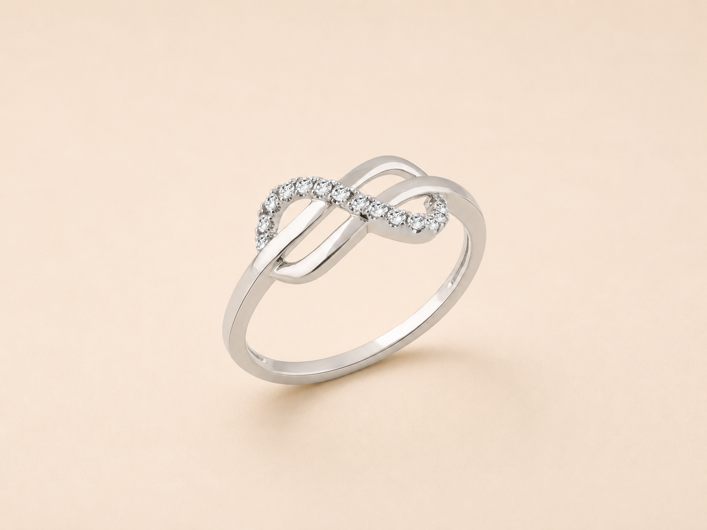 ABP076 Diamond Twist Ring
