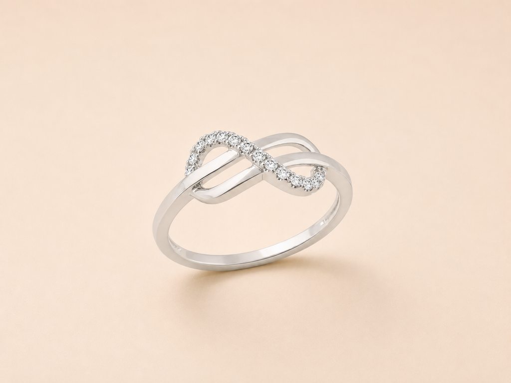 ABP076 Diamond Twist Ring