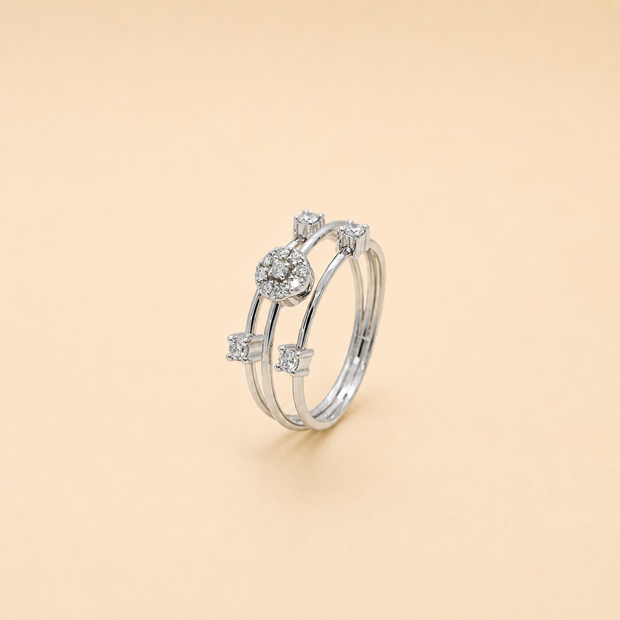 Diamond Architectural Ring   #LR65795WY