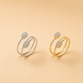 LR65786WY Diamond Open Ring