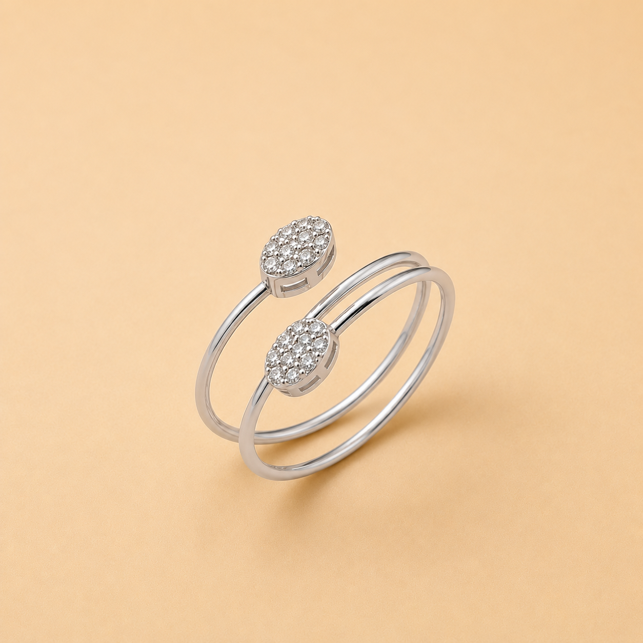 LR65786WY Diamond Open Ring