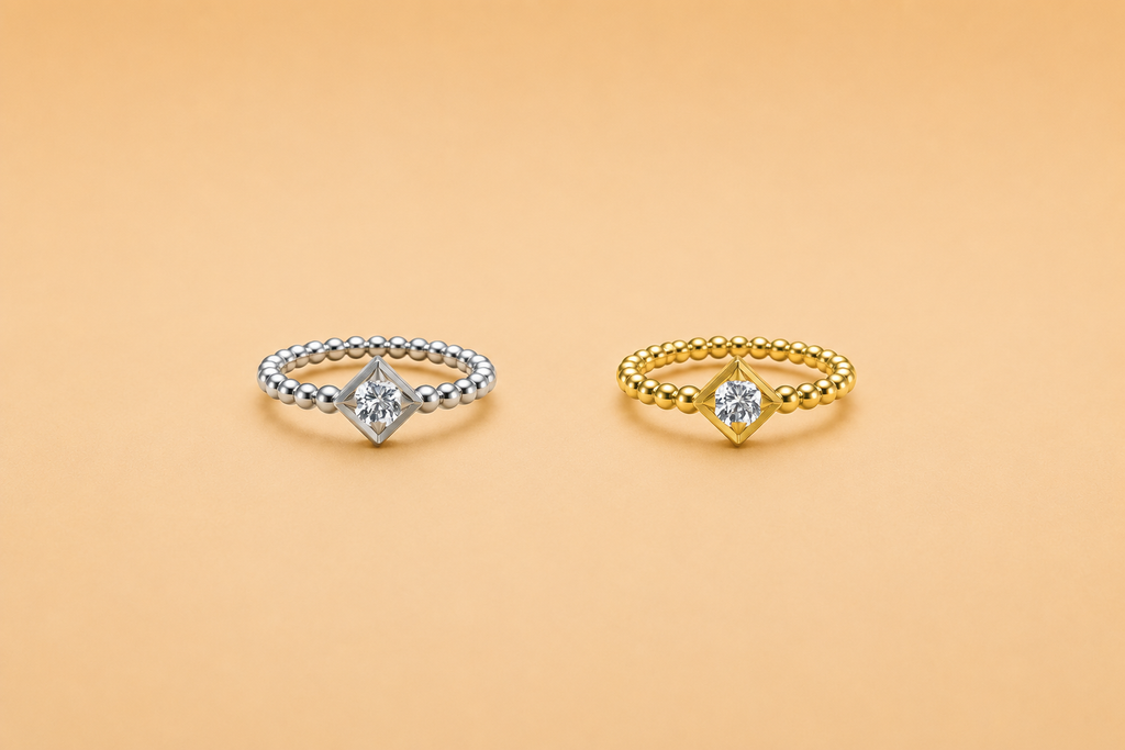Diamond Chevron Ring  #LR55569Y