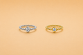 Diamond Chevron Ring  #LR55569Y