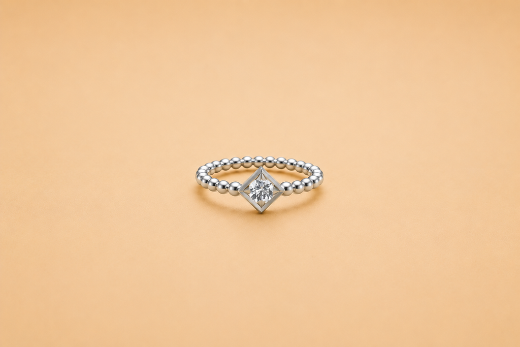 Diamond Chevron Ring  #LR55569Y