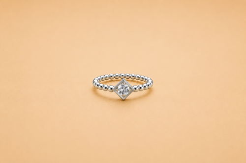 Diamond Chevron Ring  #LR55569Y
