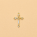 CLASSIC DIAMOND CROSS PENDANT - SR1568W51