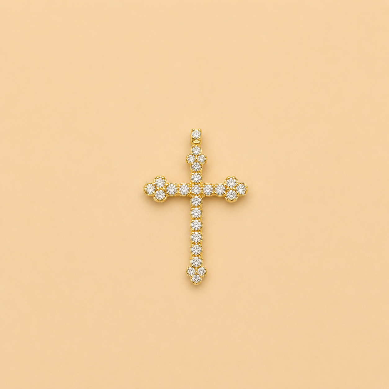 CLASSIC DIAMOND CROSS PENDANT - SR1568W51