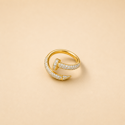 LR5354Y1 Diamond Wrap Ring