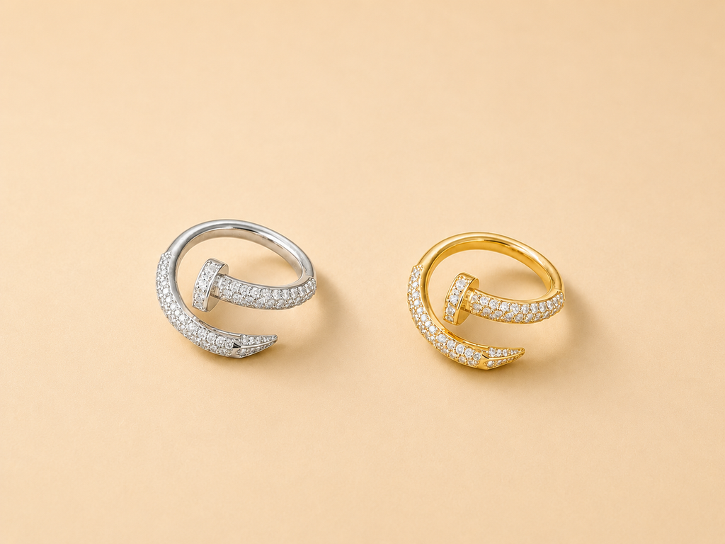 LR5354Y1 Diamond Wrap Ring