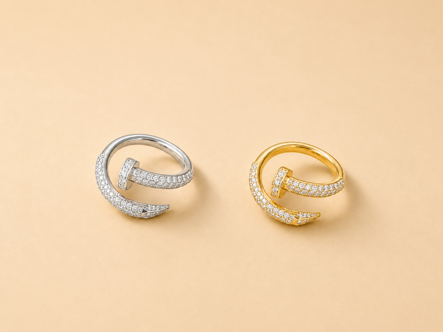 LR5354Y1 Diamond Wrap Ring