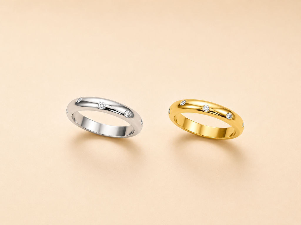 LR5429Y Diamond Bezel Ring