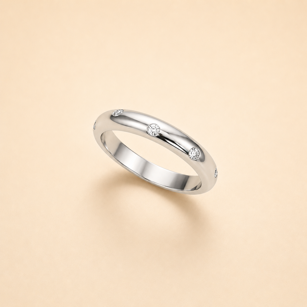LR5429Y Diamond Bezel Ring