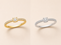 R0361MW-42 Diamond Center Ring